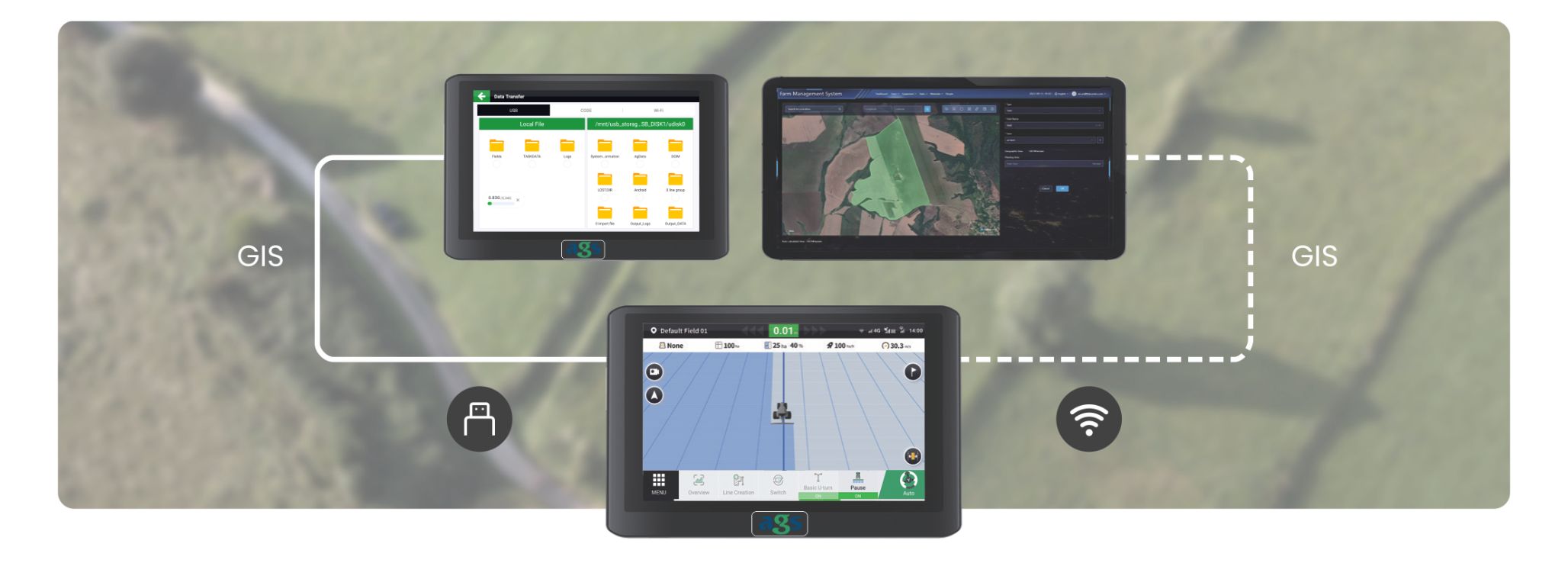 SISTEMA DE DIREÇÃO AUTOMÁTICA AGS100